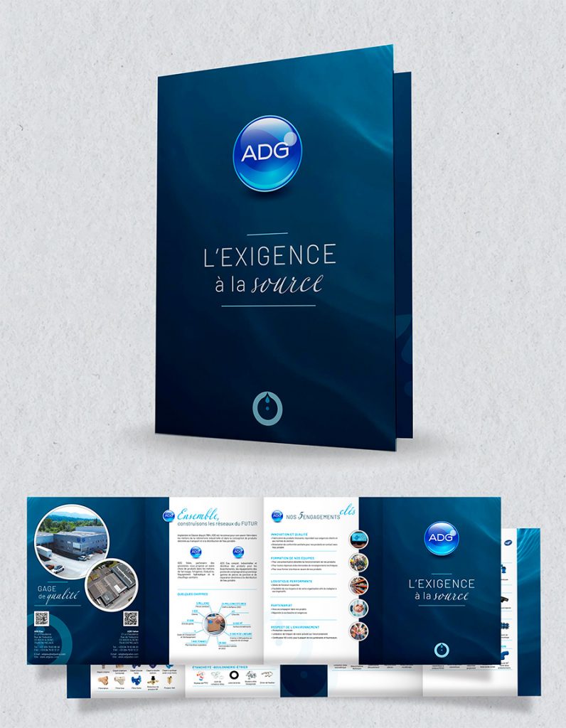 brochure plaquette commerciale